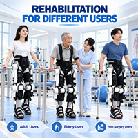 Exosquelette de rééducation des membres inférieurs de type cadre pour la marche assistée et l'entraînement à la marche