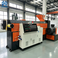 Machine de granulation de déchets plastiques rigides HDPE PP, ligne de granulation de déchets plastiques durs, extrudeuse pour usine de retraitement