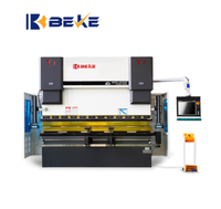 Presse plieuse CNC BEKE WE67K DA69S 160T 2500 8 axes + 1 axe, équipement de pliage de tôles hydraulique à longue durée de vie