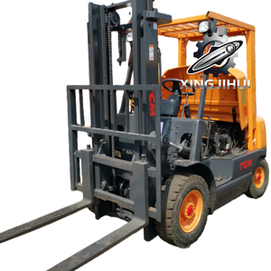 รถยก TCM FD25T3C 2.5 ตัน รถยกมือสองจากญี่ปุ่น 2.5 ตัน เครื่องยนต์ Isuzu C240 รถยกใช้แล้ว รถยกใช้น้ำมัน 3000 มม. 2500 กก. - Product Image 1