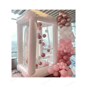 Cabine gonflable de saisie d'argent de tente de bulle de maison de ballon d'amusement/coffre-fort gonflable d'argent/boîte gonflable de saisie d'argent pour l'événement de partie - Product Image 3