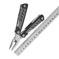 Pince multifonctionnelle pour fils métalliques Outils à main 13 en 1 Pince multi-outils à becs pointus Pince coupante multi-outils de poche