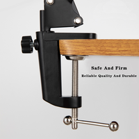 Lampe de bureau LED portable électrique en aluminium à bras articulé, commande tactile, CRI élevé, moderne et simple, pour salles de lecture et bureaux, lampe DC