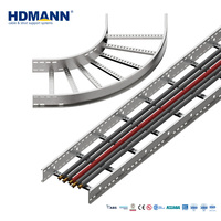 Hdmann Wholesale Nema 20B 450Mm 600Mm Échelle à câbles offshore en acier inoxydable SS316 pour la gestion des solutions de cheminées de câbles électriques