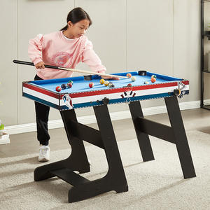 Nuovo Design Tavolo Multisport 4-in-1 Pieghevole in Tessuto Verde, <span class=keywords><strong>Dimensioni</strong></span> Personalizzabili, <span class=keywords><strong>Biliardo</strong></span>/Tennis/Hockey/Calcio, Cuscini in MDF/PVC/Plastica - Product Image 2