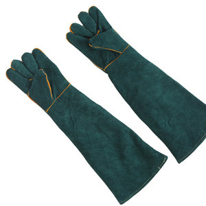 Guantes Protectores de Cuero Vacuno Extra Largos de 60CM, Anti-Mordidas de Mascotas y Anti-Arañazos de Gatos, para Entrenamiento de Perros y Gatos - Product Image 4