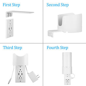 Soporte de Pared para Sistema WiFi <span class=keywords><strong>Mesh</strong></span> TP-Link Deco M4/<span class=keywords><strong>E4</strong></span>/S4/S7 Deco/W2400, Paquete de 3, Blanco, Soporte de ABS Duradero, Alta Resistencia a la Tracción - Product Image 5