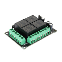 Interrupteur à distance sans fil RF intelligent multi-prises DC 12V/24V 10A 315/433 MHz 4 canaux avec récepteur