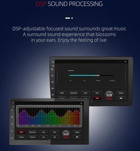 Autoradio Android double DIN 10 pouces avec lecteur DVD, Carplay, Android Auto et DSP Audio - Product Image 3