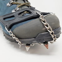 Équipement de sports de plein air thermique accessoires de camping bottes de randonnée équipement de pêche chaussures de sécurité crampons à glace micropointes pour la randonnée