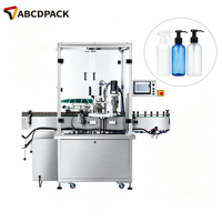 Machine de remplissage et de bouchage monobloc automatique pour flacons compte-gouttes, remplisseuse et boucheuse de liquides pour flacons en verre d'huiles essentielles