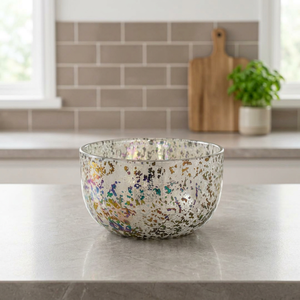 Bol à bougie en verre moucheté de 6 oz résistant à la chaleur, lanterne décorative pour la Saint-Valentin, Noël, la décoration de table pour les fêtes à la maison - Product Image 4