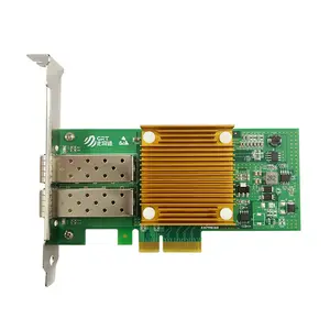 Kartu NIC Ethernet Gigabit 1GbE 2 Port, Kartu Jaringan Serat SFP