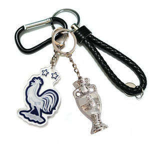 Llavero de Resina Acrílica con Diseño de Equipos de Fútbol de Portugal, Francia, Países Bajos, España y Croacia, Regalo para Adivinar Partidos, Premio para Actividades - Product Image 2