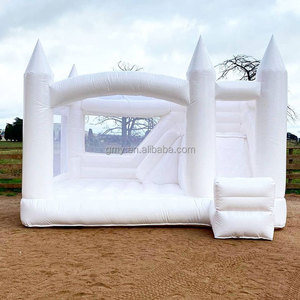 Jumper Castillo Blanco inflable <span class=keywords><strong>para</strong></span> niños, combo <span class=keywords><strong>de</strong></span> Casa <span class=keywords><strong>de</strong></span> rebote <span class=keywords><strong>para</strong></span> fiestas <span class=keywords><strong>de</strong></span> <span class=keywords><strong>cumpleaños</strong></span> y bodas - Product Image 1