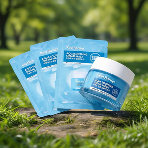 Mascarilla Facial Calmante Real Barrier Aqua, 10 Unidades, Cuidado de la Barrera Cutánea, Para Todo Tipo de Piel - Product Image 3