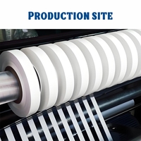 Étiquettes personnalisées imperméables à l'eau auto-plastifiantes en fil et câble de vinyle étiquettes de marqueur de fil électronique imprimable étiquettes de câble PET