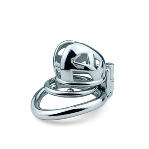 Jaula de Castidad <span class=keywords><strong>Cobra</strong></span> FRRK para Hombre, Anillos para Pene de Acero Inoxidable, Juguetes Sexuales de Bondage Pequeños, Gran Abertura Frontal, Juegos para Adultos - Product Image 5