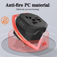 Adaptateur de voyage intelligent universel LDNIO Z7 AU UK US EU, prise de conversion tout-en-un, chargeur portable, adaptateur secteur multi-conversion