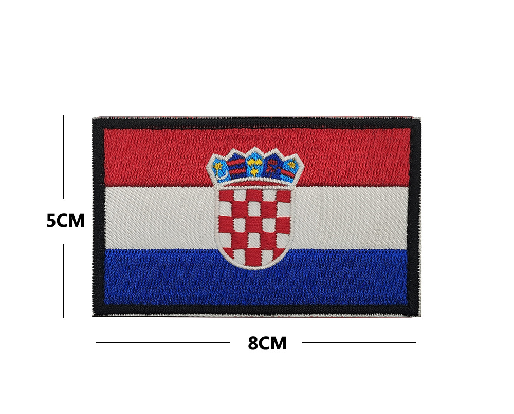 V90432-2 Croatia-black border
