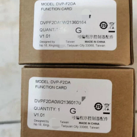 New Original Ready DVP-F2DA Warehouse Industrial Automation PLC Programming Controller
