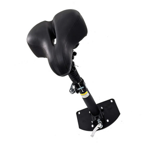 Siège pliant réglable de 10 pouces avec amortisseur, accessoires de réparation pour tiges de selle de trottinette électrique - Product Image 4