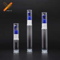 Flacon roll-on de 5 ml, 10 ml, 12 ml, 15 ml avec pulvérisateur à pompe et impression sérigraphique pour sérum de soin de la peau et crème pour les yeux