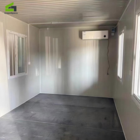 Casa Contenedor Prefabricada Desmontable, Cabaña Modular Impermeable e Ignífuga, Casa de Panel Sándwich, Fabricante con Certificación CE