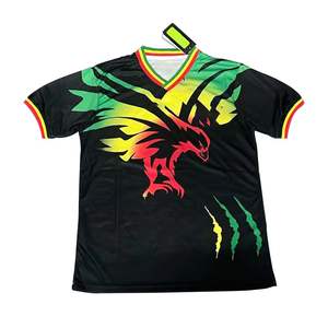 Мужская Спортивная одежда на заказ, Футбольная майка в стиле ретро - Product Image 2