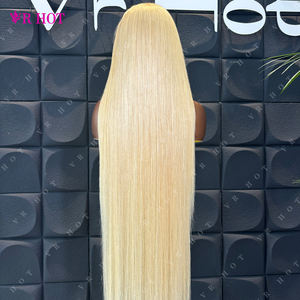 Parrucca per <span class=keywords><strong>capelli</strong></span> Remy vergine trasparente 613 colore biondo 13x6 13x4 HD frontale da 40 pollici lunga lunghezza 613 hd parrucca per <span class=keywords><strong>capelli</strong></span> umani - Product Image 2