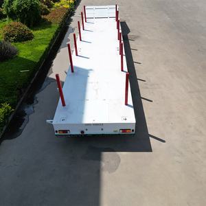 <span class=keywords><strong>Prix</strong></span> usine Semi-remorque surbaissée col de cygne pliable 60T robuste 16,6 m avec 8 verrous de torsion pour <span class=keywords><strong>transport</strong></span> de conteneurs et colonnes de hauteur réglable - Product Image 2
