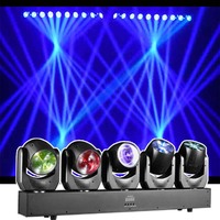 Luz Móvil de Cabeza LED de Alta Calidad para Interiores, 450W, Control DMX y Sonido, Efecto Tornado, para Espectáculos, Fiestas, Eventos, DJ, Discotecas, Bares, Bodas