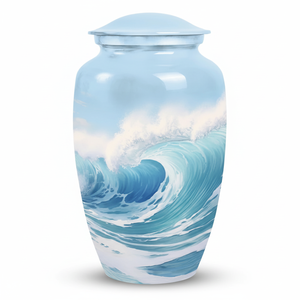 Urnas funerarias modernas hechas a mano de estilo americano, precio al por mayor, urnas de entierro conmemorativas dignas para urnas decorativas para cenizas masculinas y femeninas - Product Image 1