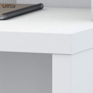 <span class=keywords><strong>L</strong></span> a forma di bianco puro home office portable home office mobili <span class=keywords><strong>antico</strong></span> ufficio contatore scrivania bellezza bianco di affari scrivania di cancelleria - Product Image 2