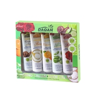 Ensemble de crèmes pour les mains et les pieds DAQAN 30g aux extraits de concombre, riz, escargot, aloe vera, orange, vitamine C et rose