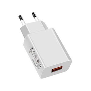 Adaptador de carga rápida estándar europeo QC18W, compatible con Samsung S7, S8, S9 y Apple 15, enchufe USB de carga rápida. - Product Image 4