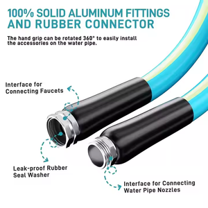 FEIHU Tuyau d'arrosage en PVC de 5/8 pouces, flexible, résistant aux produits chimiques, haute pression, 300 PSI, 25-100FT - Product Image 3