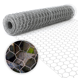 Malla de Alambre Hexagonal Galvanizada para Gallineros, Calibre 23GA, 0.6mm, Abertura de 1 Pulgada, 16 Pulgadas - Product Image 1