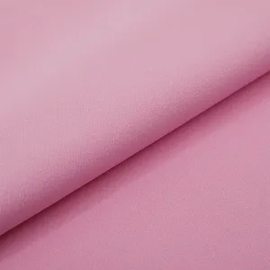 High Stretch Solid Color Plain Dyed Knitting Polyester And Spandex Suit Fabric