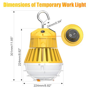Christmas <b>Led</b> Chain Bulbs IP65 Waterproof Industrial Camping Temporary <b>Work</b> <b>Light</b> Construction String Fixture Outdoor Workshop - Product Image 5