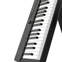 Piano numérique pliable F20 à 88 touches avec mécanisme de marteau, clavier électronique portable pour la pratique à domicile
