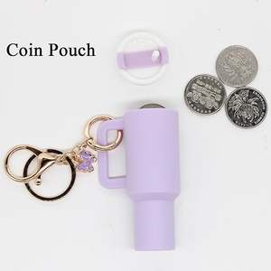 40oz vaso taza llavero Mini taza llavero Stan taza accesorios llavero bolso mochila mariposa encanto bálsamo <span class=keywords><strong>labial</strong></span> llavero - Product Image 6