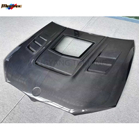 Capot avant transparent en fibre de carbone sèche 3K véritable pour BMW Série 5 G30 G38 F90 M5 2018+ avec panneau en verre clair