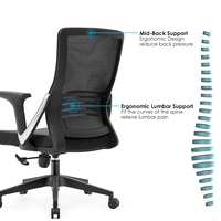 Mobilier de bureau moderne chaise réglable pour le travail en maille chaise de bureau d'ordinateur confortable et bon marché ergonomique