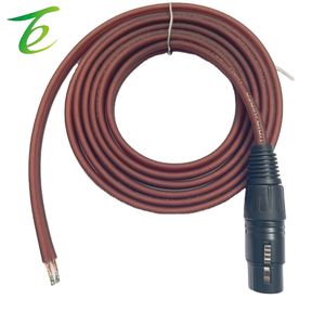 XLR หัวบัดกรีตัวเมียแบบเดี่ยว1นาที2 XLR สายเคเบิลหัวกล้วยคู่ XLR สายสัญญาณเสียงสำหรับเวทีเสียงแบบหางคู่ - Product Image 1