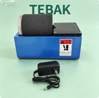 Polisseuse automatique TEBAK pour bijoux avec rouleau en silicone souple pour la finition des bijoux en métal et des surfaces en pierre