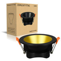 Spot LED GU10 MR16 GU5.3, cadre de spot encastré au plafond, cadre de spot LED GU10, spot anti-éblouissement