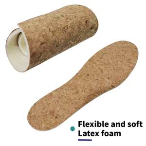 Semelles en mousse de Latex souple et confortable, semelles intérieures en liège recyclé - Product Image 6