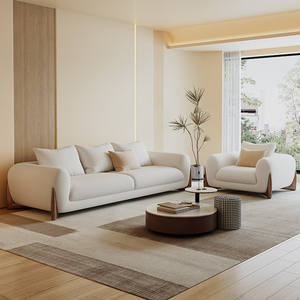 Set di Divani Moderni in Stile <span class=keywords><strong>Shabby</strong></span> Chic per Soggiorno, Mobili di Lusso per Salotto - Product Image 1