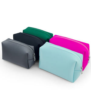 Wholesale Neoprene Zipper Reusable Portable Large Capacity Waterproof <b>Makeup</b> <b>Bag</b> - Product Image 1